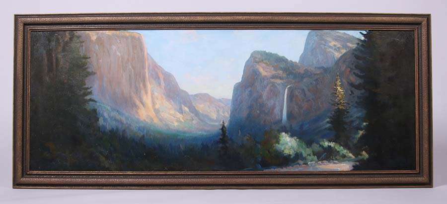 Yosemite Valley Oil Painting attributed to Charles Harmon | California ...