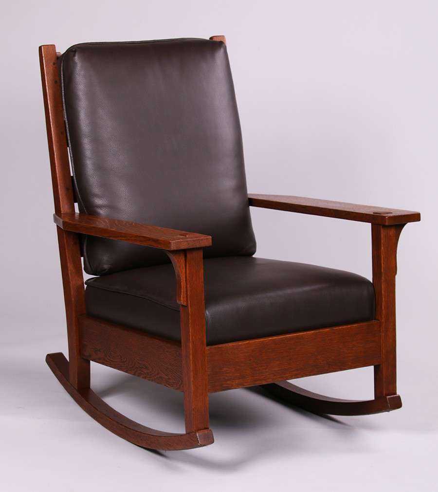 Large Gustav Stickley Rocker | California Historical Design