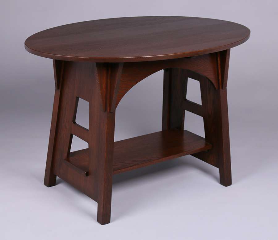 Limbert Cutout Oval Table #146 | California Historical Design