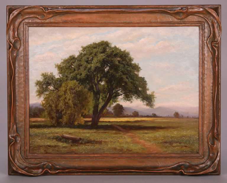 Thaddeus Welch Painting of Oak Tree & Mt Tamalpais | California ...