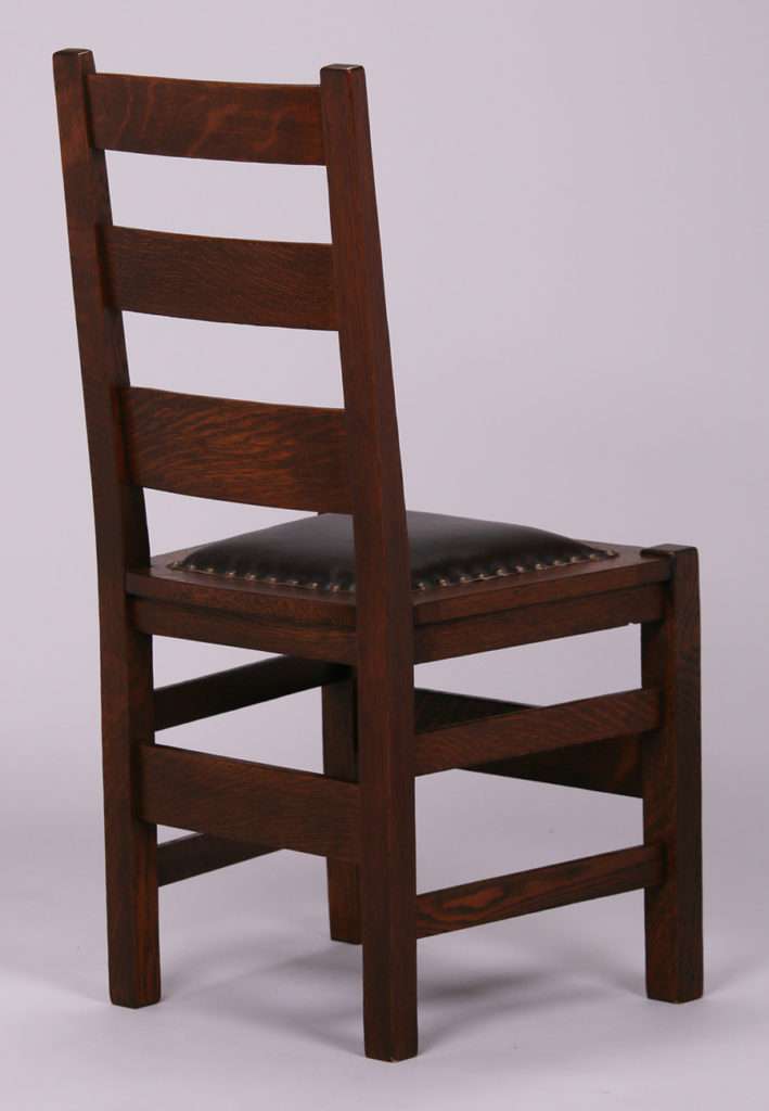 4 Stickley Brothers Ladder Back Dining Chairs | California Historical