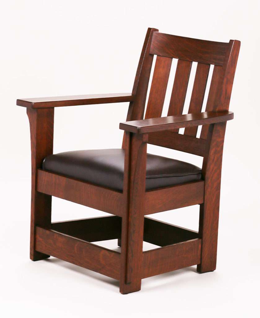 Limbert Armchair with Long Korbels | California Historical Design