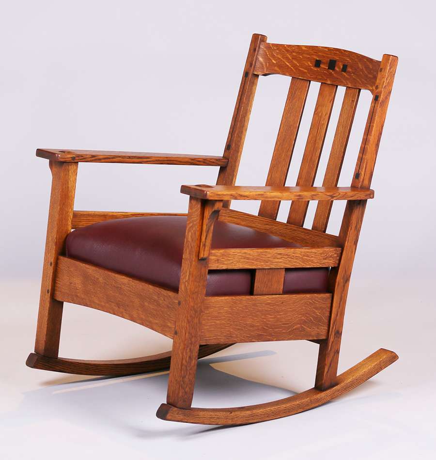 Limbert Ebon-Oak Rocker | California Historical Design