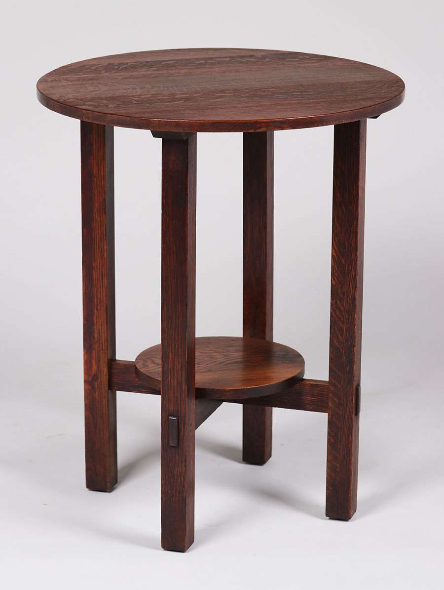 Early Lifetime Furniture Co Lamp Table | California Historical Design