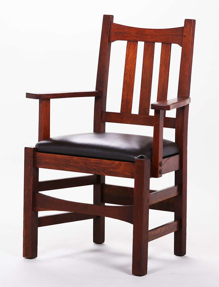 Set of 6 Stickley Brothers 379 1/2 Dining Chairs | California ...