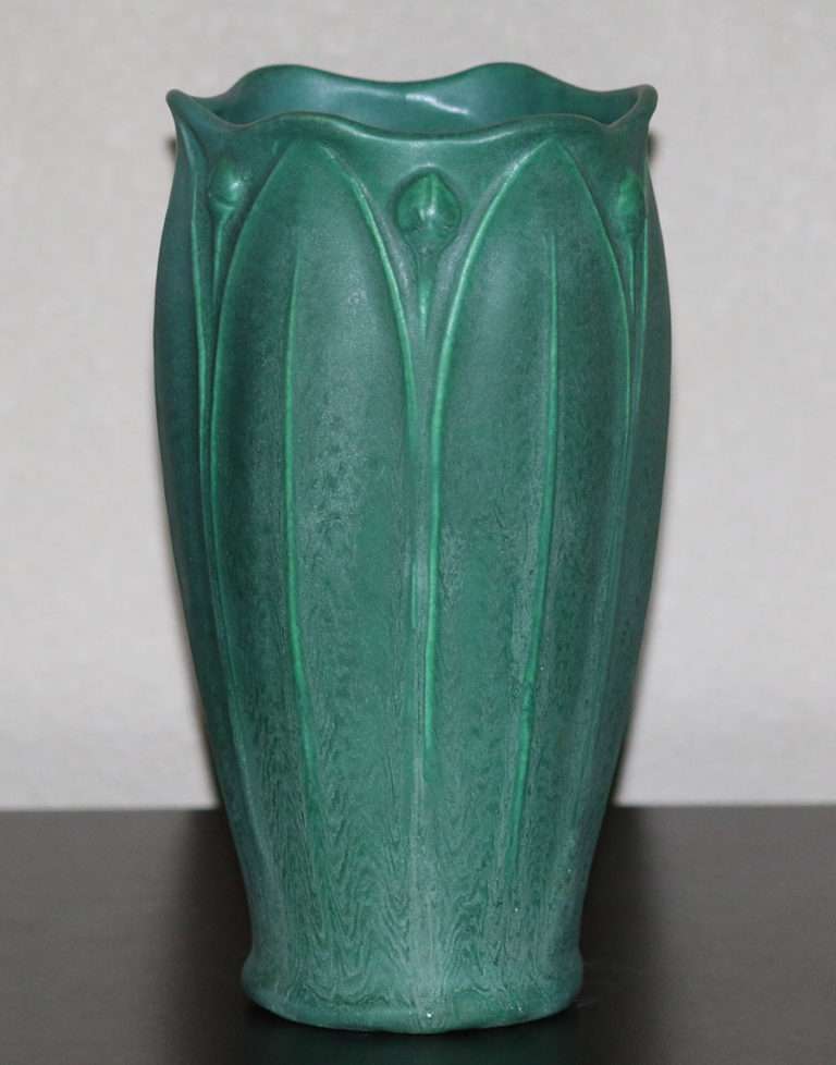 Weller Pottery Matte Green Vase | California Historical Design