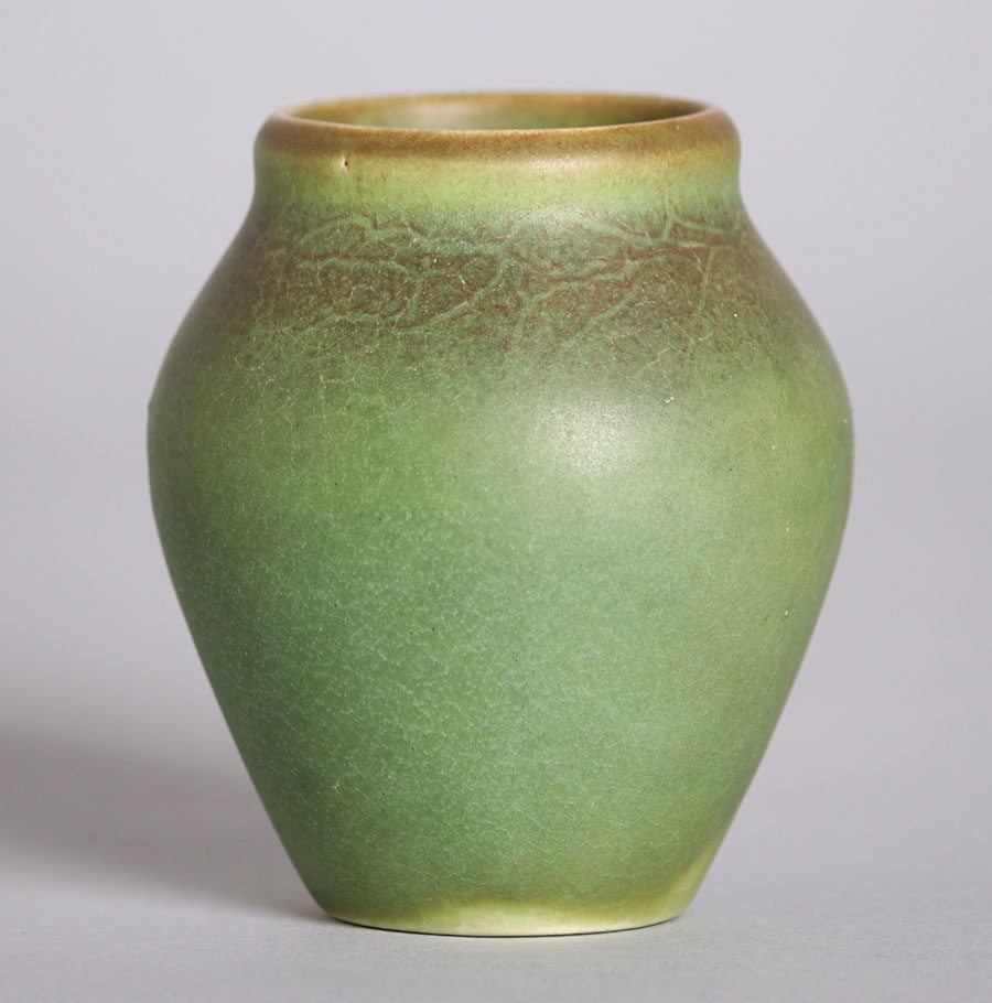 Rookwood Matte Green Cabinet Vase 1905 | California Historical Design