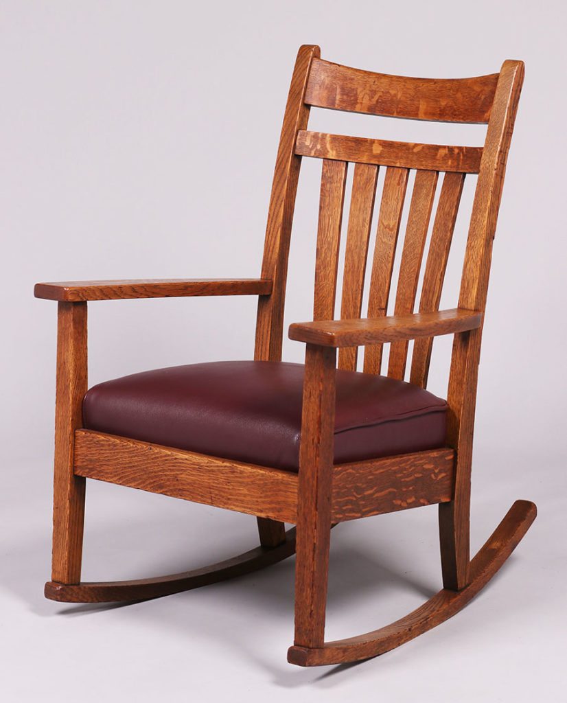 Stickley Brothers Flared-Back Rocker | California Historical Design