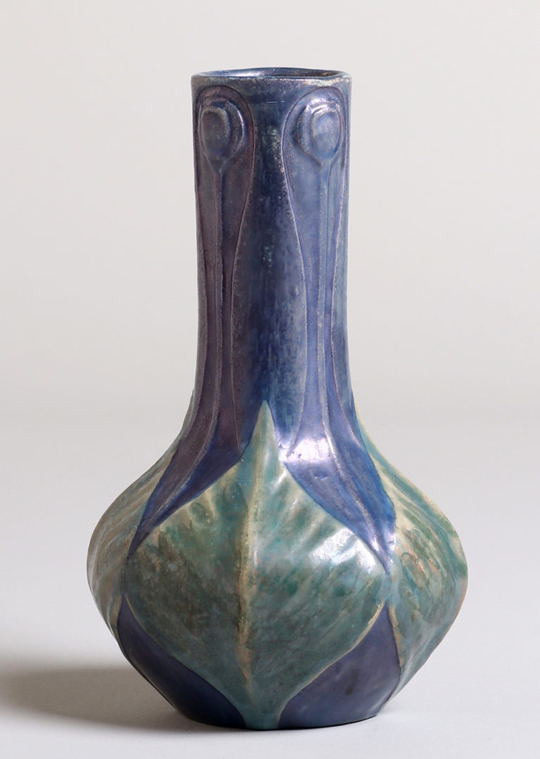 Early Van Briggle Two-Color #800 Vase c1909-1911 | California