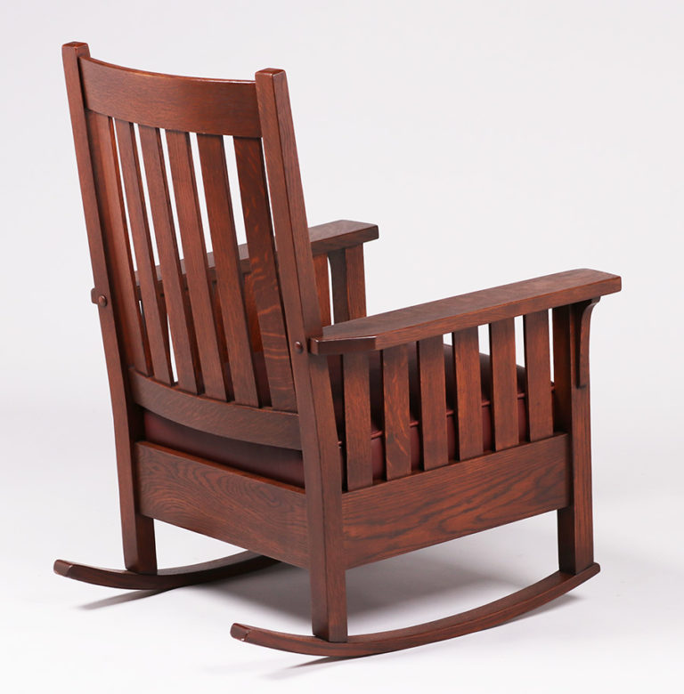 Stickley Brothers Slatted Rocker c1910 | California Historical Design