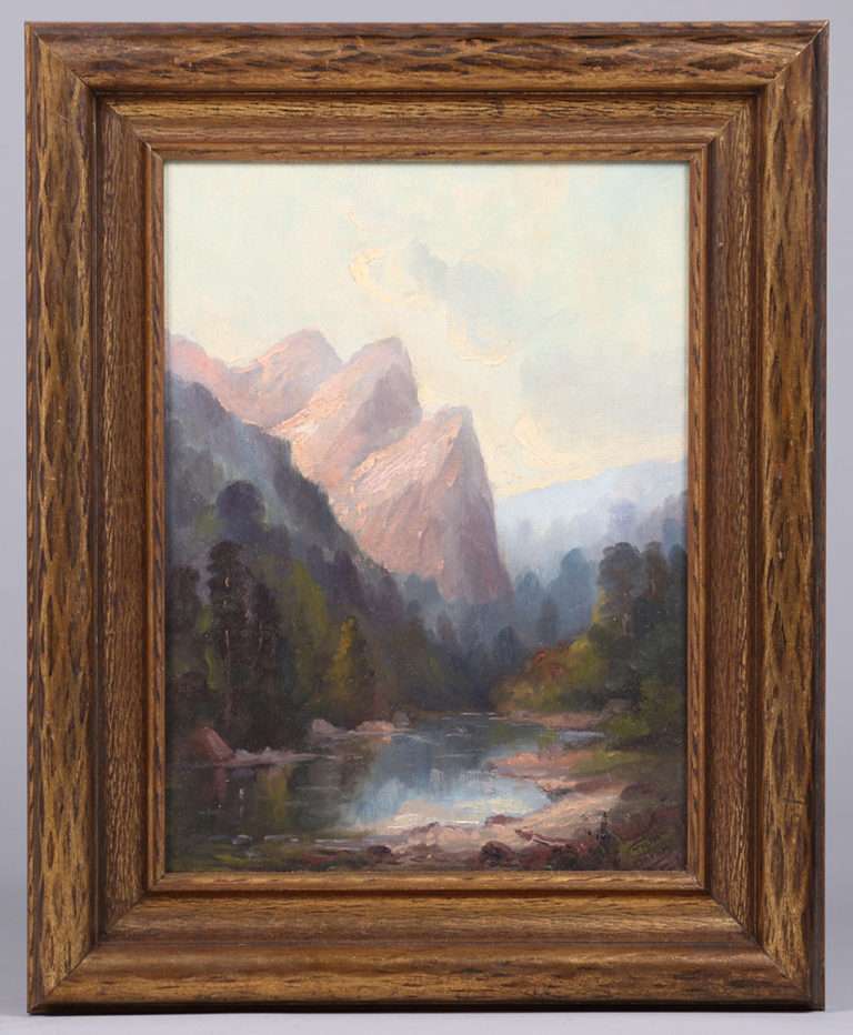 Samuel Tilden Daken Painting Yosemite's Three Sisters | California ...