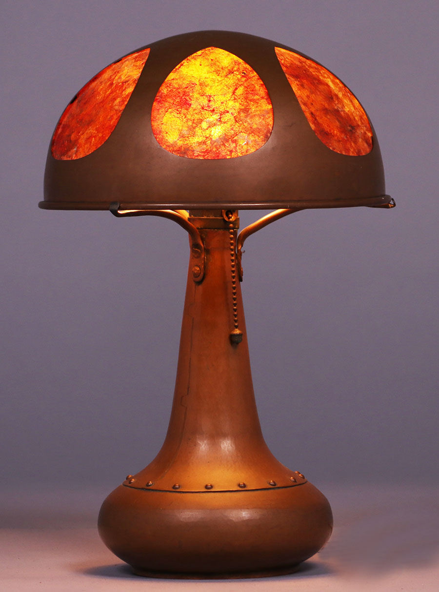 dirk van erp copper lamp