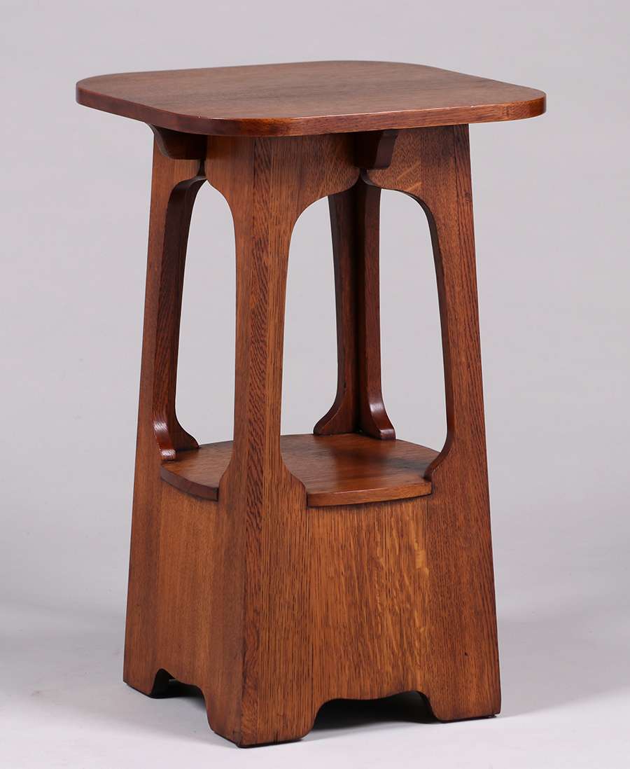 Brooks Furniture Co "Pagoda" Table c1910 | California Historical Design