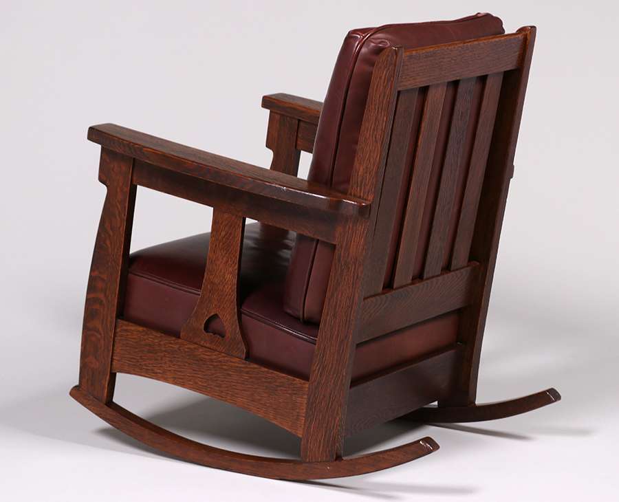 Limbert Spade Cutout Rocker | California Historical Design