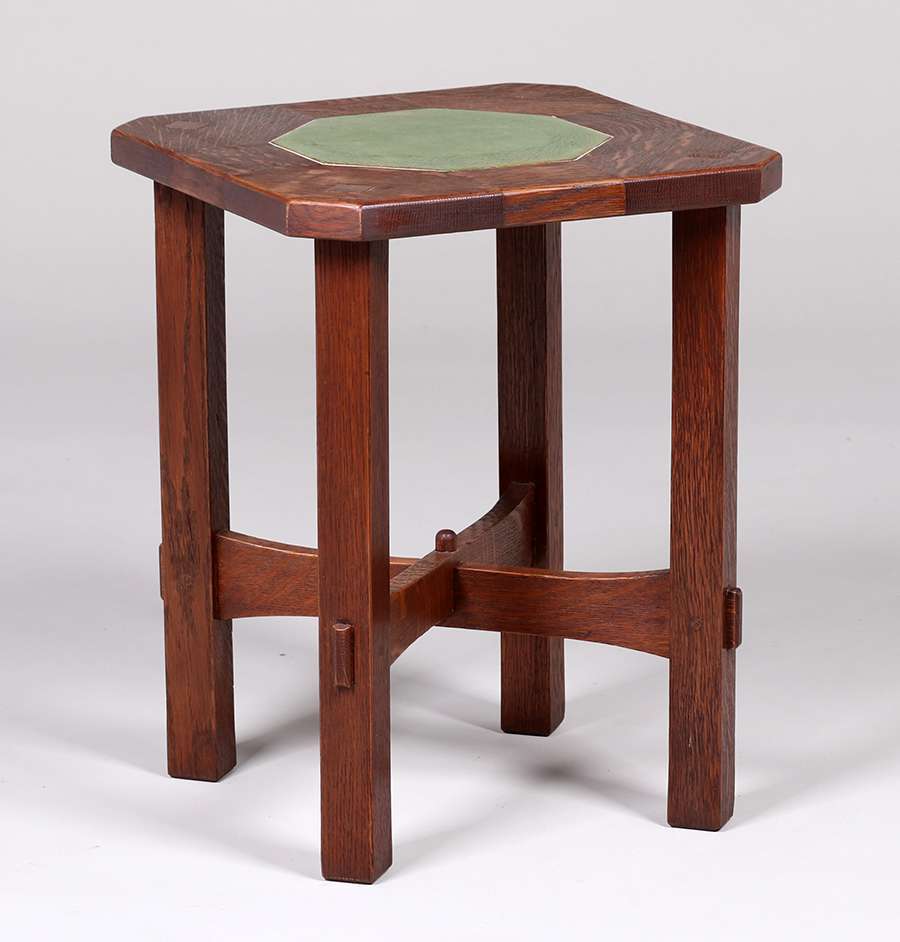 Early Gustav Stickley #53-T Grueby Tile Top Plant Stand c1902 ...