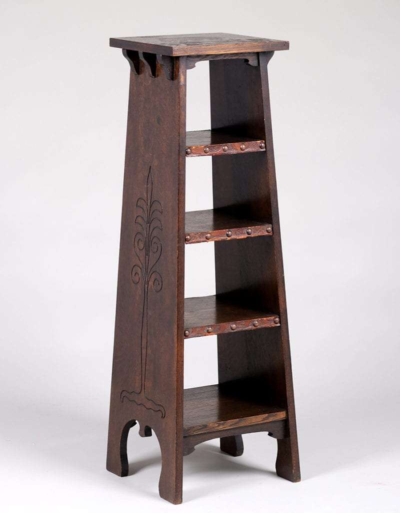 Early Gustav Stickley Tree-of-Life Magazine Stand c1900 | California ...