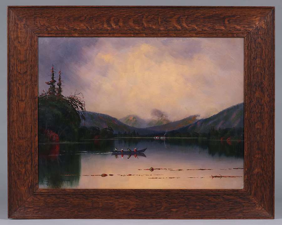 California Historical Design | James Everett Stuart Painting Lake Tahoe