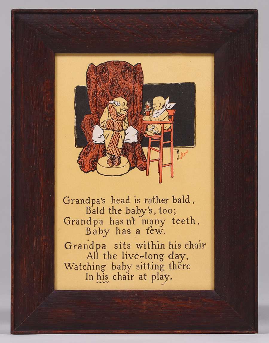 Will Denslow Illustrated Poem Grandpa & Baby 1899 | California ...