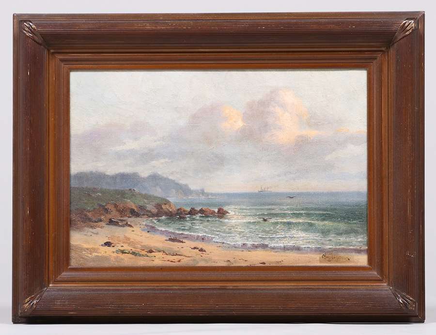 Chris Jorgensen California Coast Oil Painting c1905 | California ...