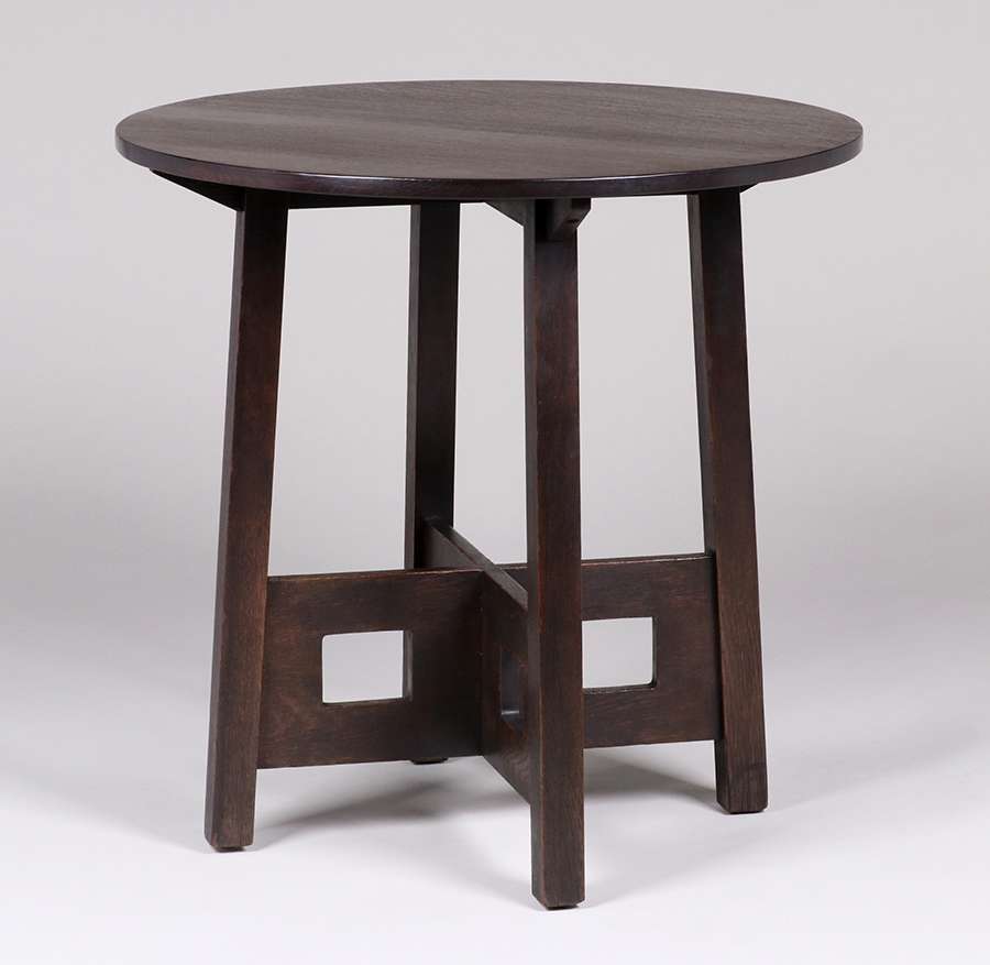 Limbert Cutout Lamp Table c1904 | California Historical Design