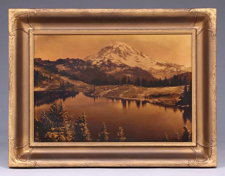 Arthur C. Pillsbury Orotone Photo Mt Rainier c1910 | California ...