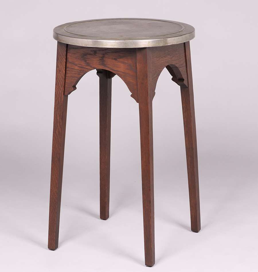 Stickley Brothers Pewter-Top Table c1910 | California Historical Design