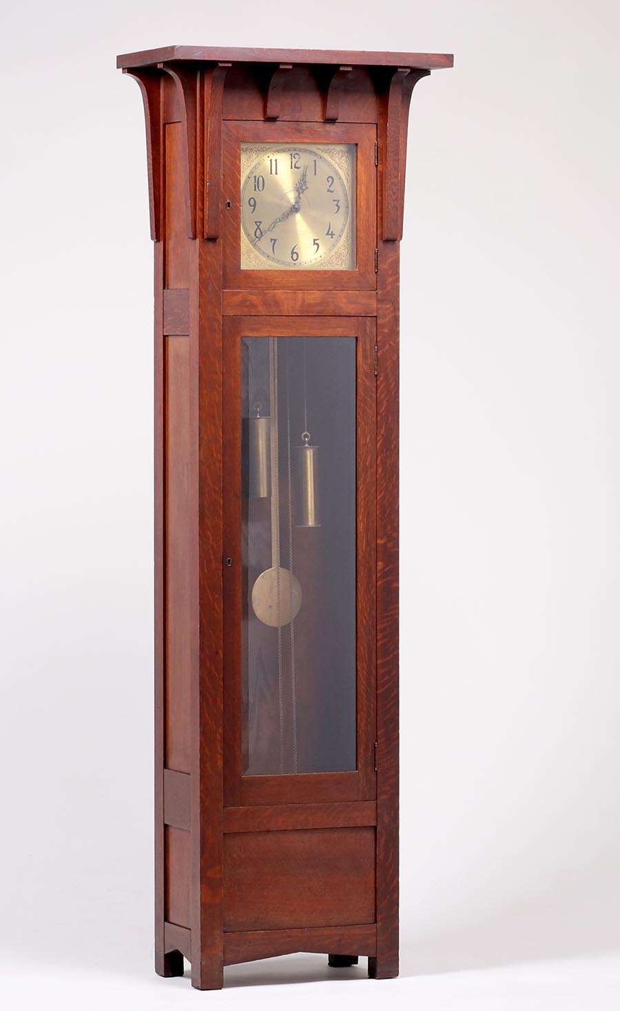 Colonial Clock Co Grandfather Clock c1910 California Historical Design