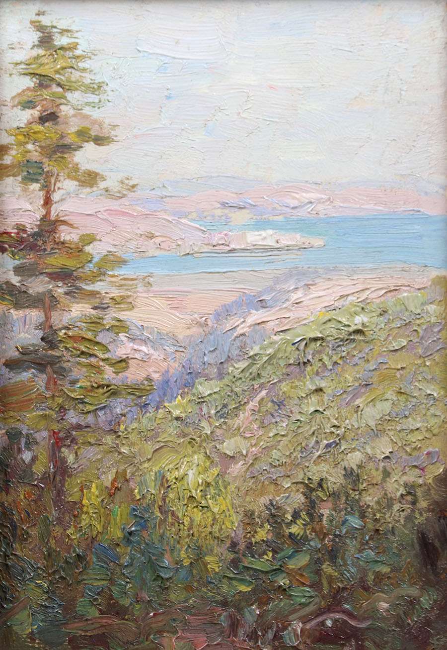 Frederick Kress Painting Carmel, CA c1920s | California Historical Design