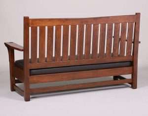 L&JG Stickley Bench Settle c1910 | California Historical Design