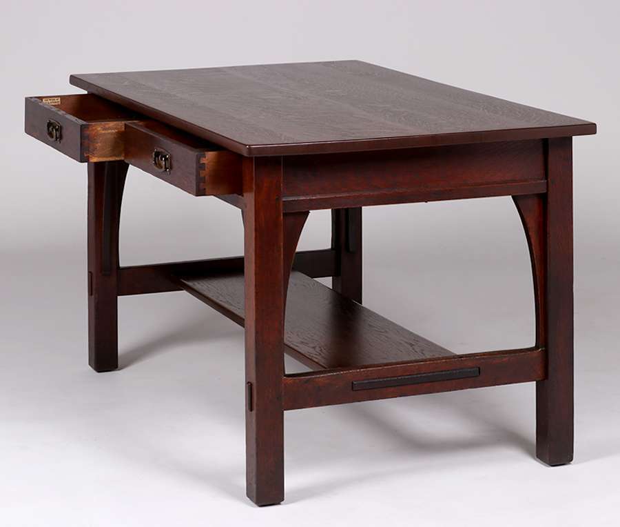 L&JG Stickley Two-Drawer Library Table c1908-1912 | California ...