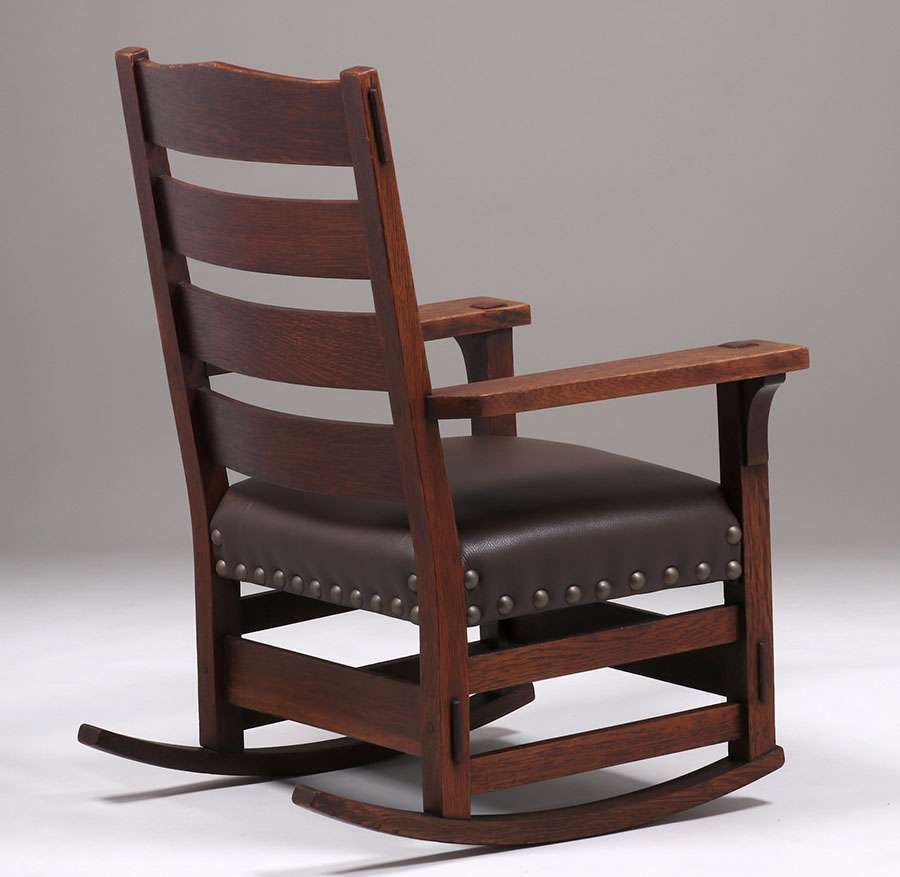 Early Gustav Stickley #2631 Rocker c1902 | California Historical Design