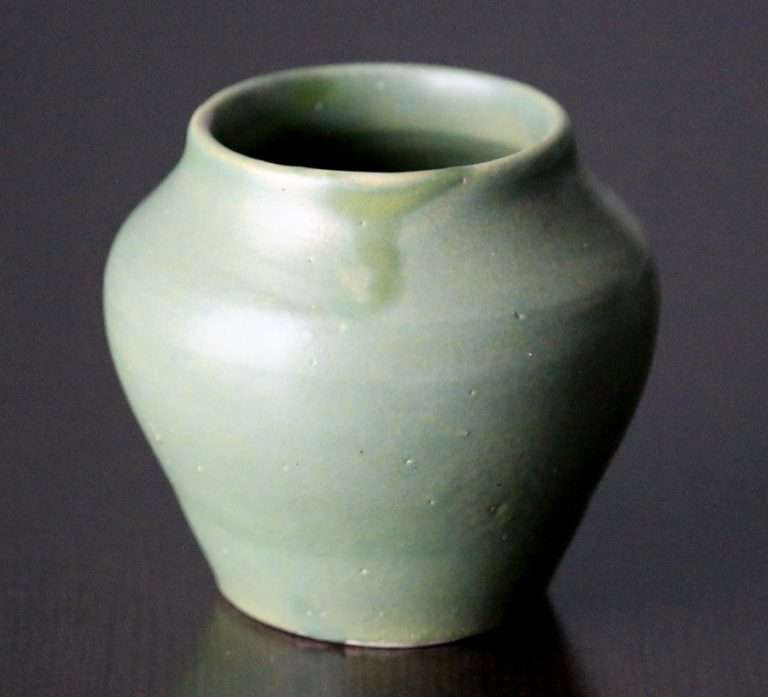 Cherokee Pottery Matte Green Cabinet Vase c1920s | California ...