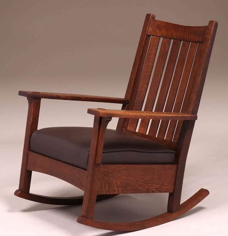 L&JG Stickley Rocker c1910 | California Historical Design