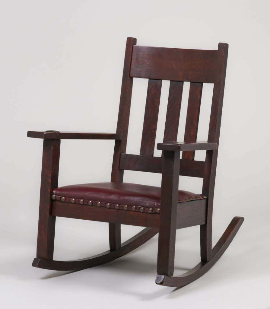 Mission Oak Child's Rocker c1910 | California Historical Design