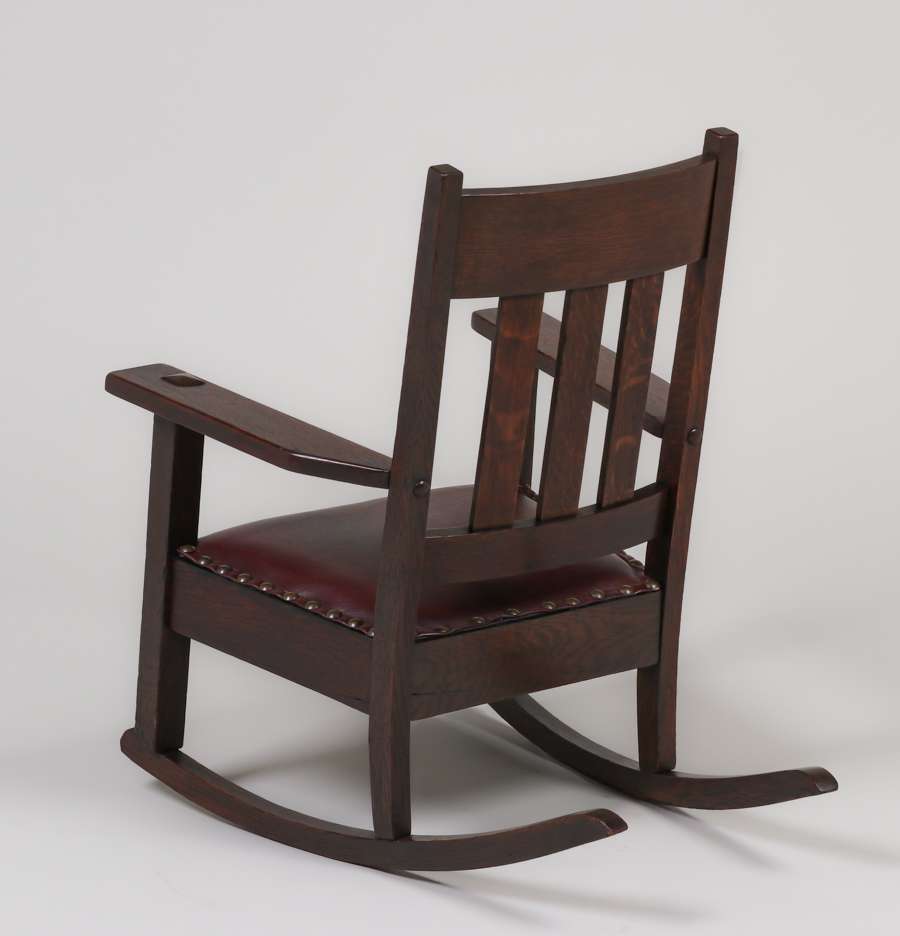 Mission Oak Child's Rocker c1910 | California Historical Design