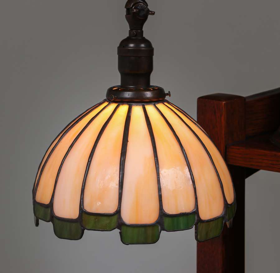 Download Handel Leaded Glass Piano Lamp c1910 | California Historical Design