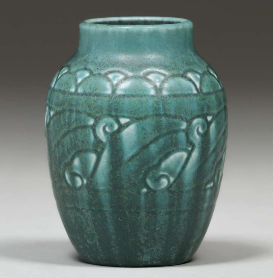 Rookwood Pottery #2854 Matte Turquoise Vase 1926 | California ...