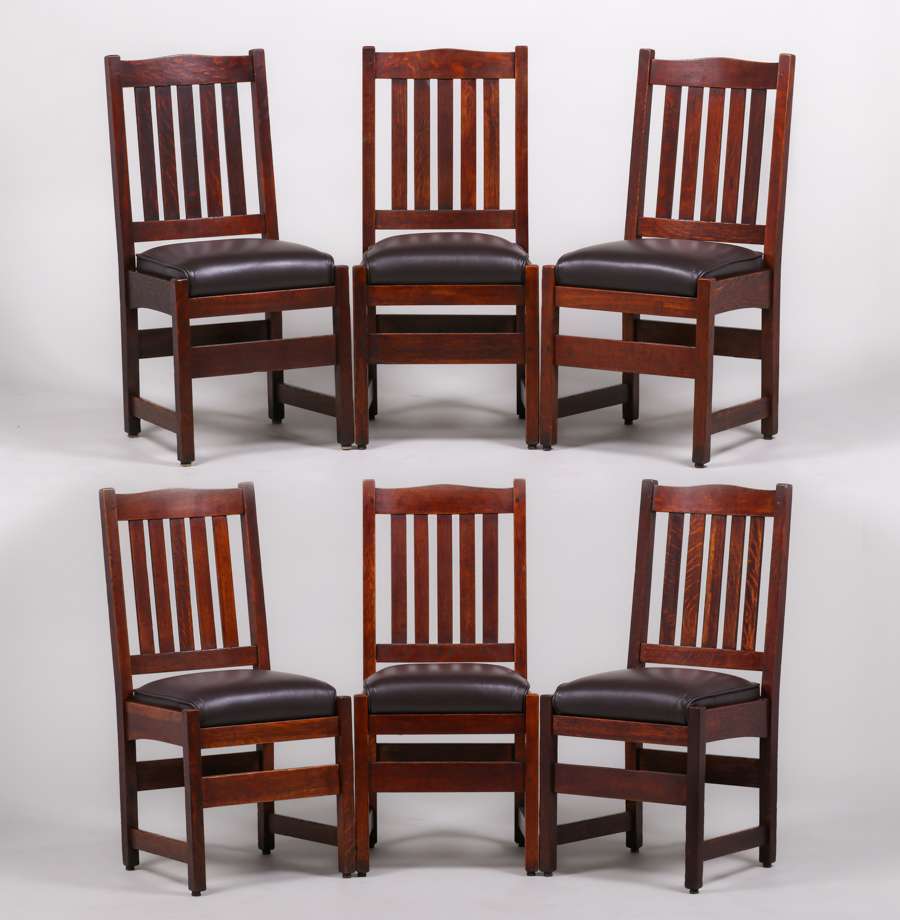 L&JG Stickley #808 Dining Chairs c1905-1907 | California Historical Design