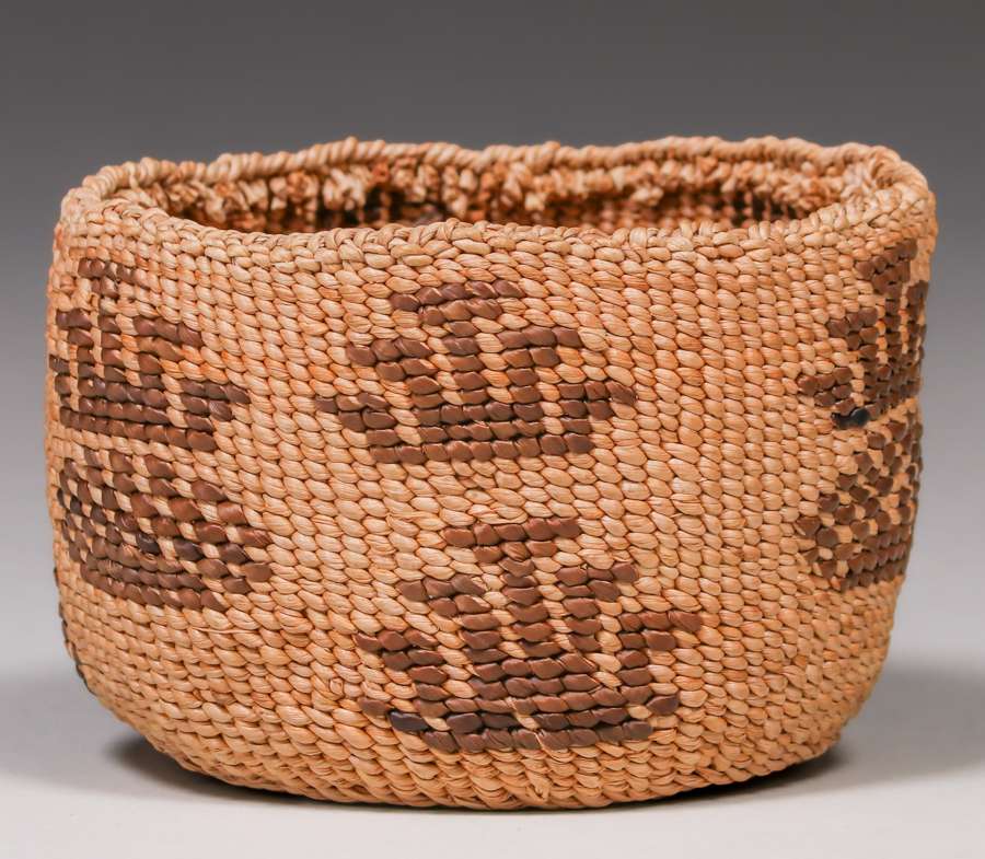 Native American Basket - Klamath/Modoc Northern California c1910s ...