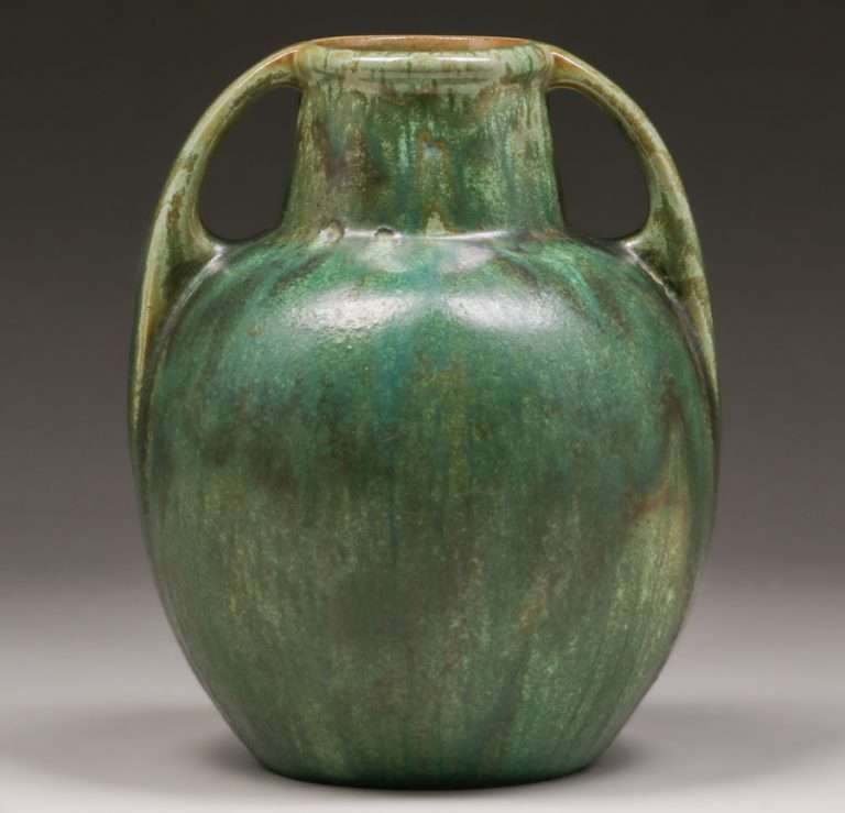 California Historical Design | Fulper Pottery Cucumber Green Two