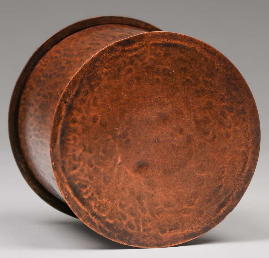 Frank Marshall - Boston Arts & Crafts Hammered Copper & Enamel Covered ...