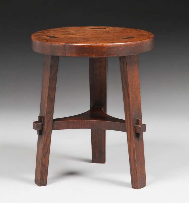 Stickley Brothers Three-Leg Taboret c1910 | California Historical Design