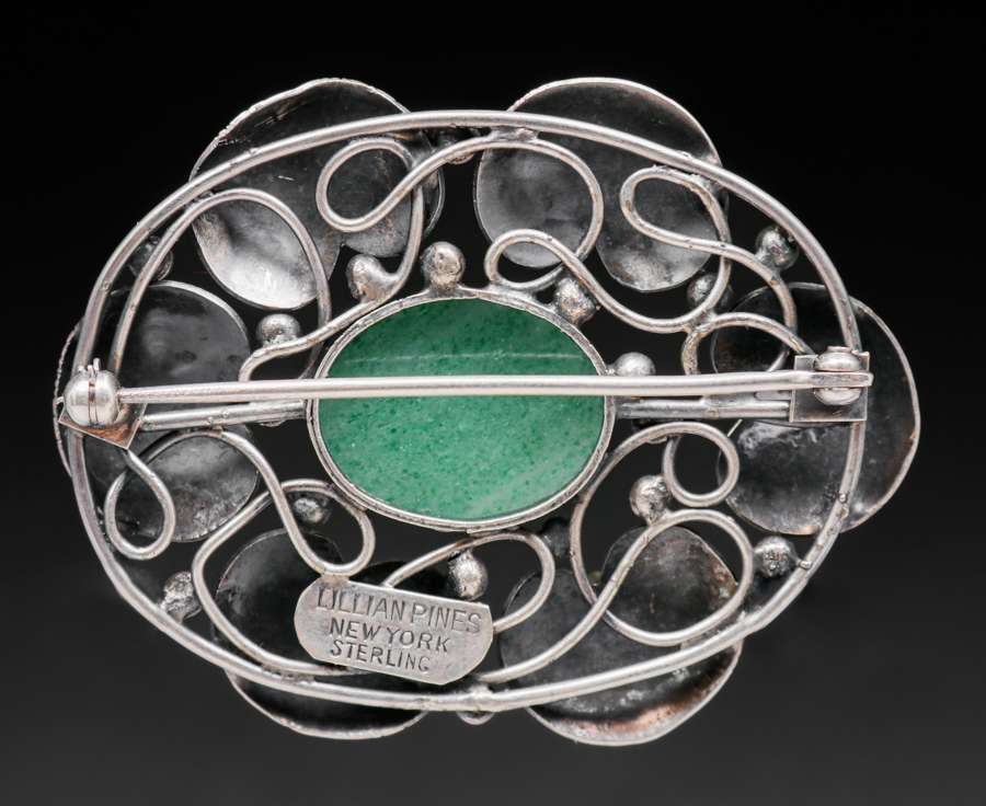 Lillian Pines - New York Sterling Silver Brooch c1920s | California ...