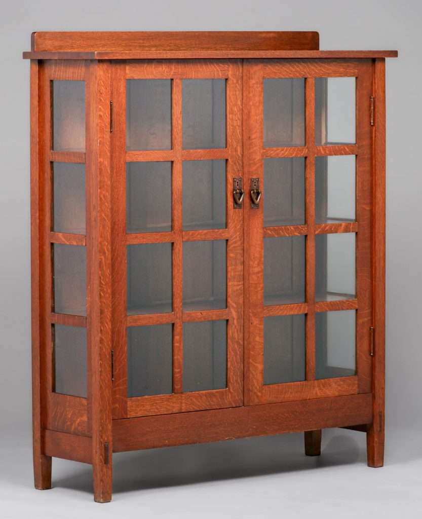 Large Gustav Stickley Two-Door China Cabinet c1910 | California ...