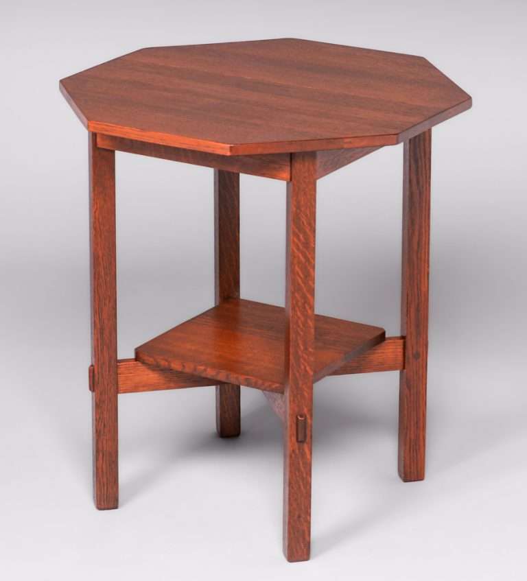 Stickley Brothers Octagonal Lamp Table c1910 | California Historical Design