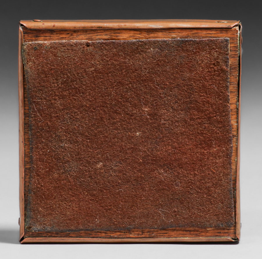 School of Dirk van Erp Hammered Copper Cutout Trivet c1910s ...