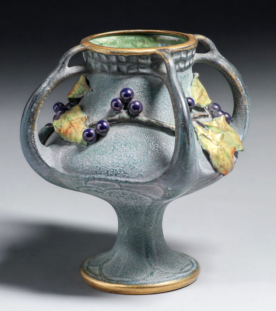 Paul Dachsel Amphora Four-Handled Vase c1905 | California Historical Design