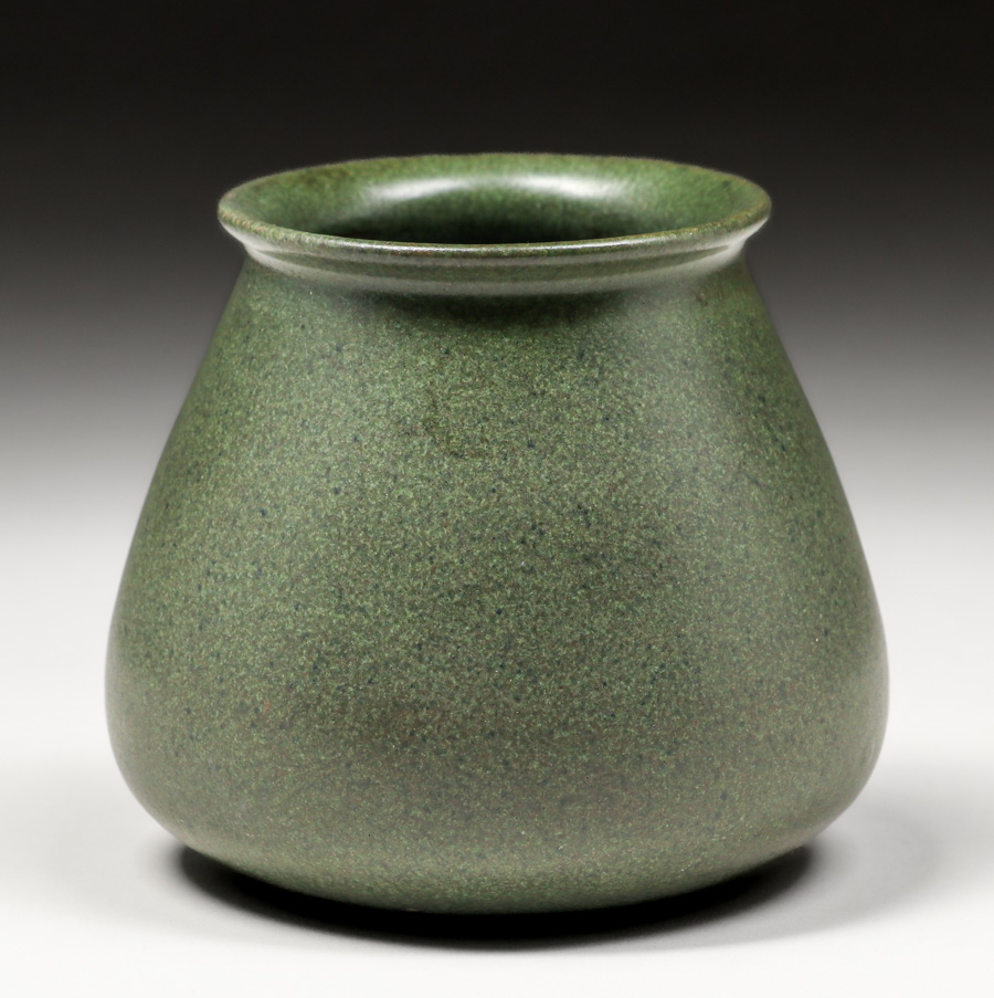 Marblehead Pottery Matte Green Vase c1910 | California Historical Design