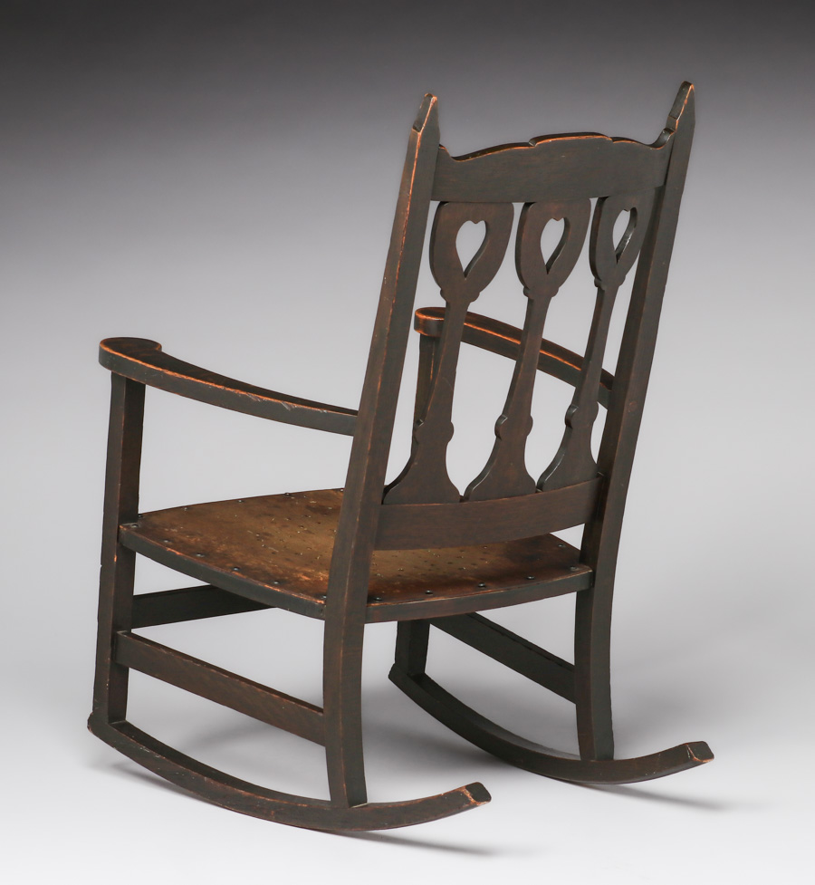 Early Stickley Brothers Heart Cutout Rocker c1902 | California ...