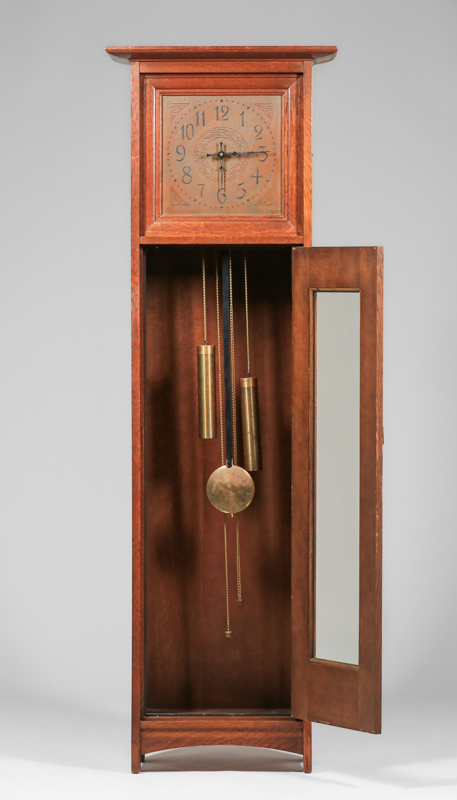 L&jg Stickley Grandfather Clock C1910 